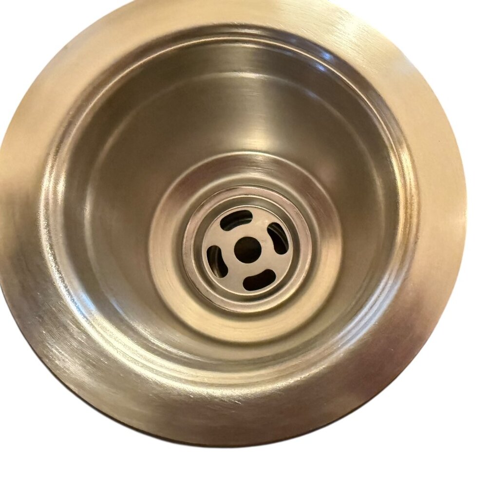 NWT New in Box ELKAY LKDD Basket Strainer, Steel, Sink Strainer, Silver